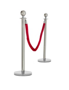 Poste separador inox con...