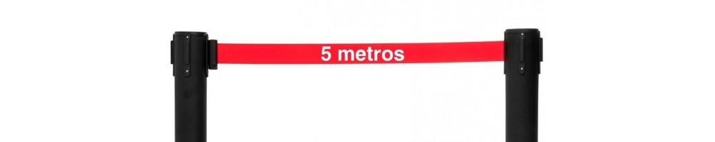 postes separadores de 5 metros